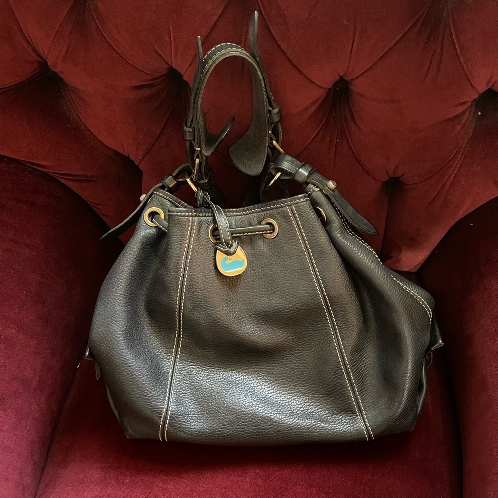Dooney and Bourke purse | color: Black | Drawstring